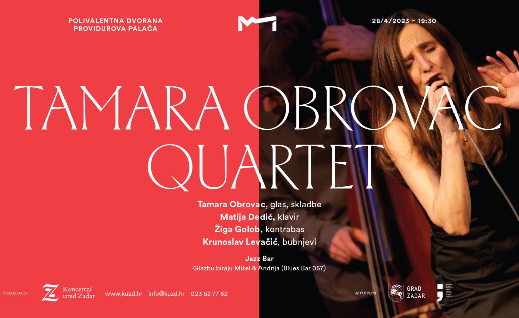 Tamara Obrovac Quartet | Promocija albuma Nuvola u Zadru